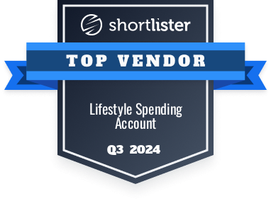 Shortlister Top Vendor Badge for Lifestyle Spending Account Q3 2024