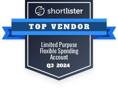 Shortlister Top Vendor Badge for Limited Purpose Flexible Spending Account Q3 2024