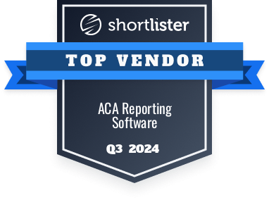 Shortlister Top Vendor Badge for ACA Reporting Software Q3 2024